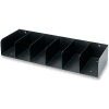 MMF Check Separator 266066604 6 Pockets Steel - 24-1/4"W x 8"D x 4"H, Black