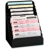 MMF Cashier Pad Rack 267061004 10 Pockets Steel - 8"W x 6-3/4"D x 11"H, Black