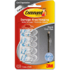 3M 17017CLRES Command Clear Round Cord Clips, Pack of 4