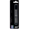 MontBlanc® Rollerball Pen Refill - For Classique and Starwalker, Black Ink, Medium Tip, 2/Pack