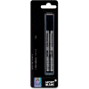 MontBlanc® Rollerball Pen Refill, Black Ink, Fine Tip, 2/Pack