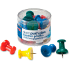 OIC Giant Push Pin - 1.50" Length - 12 / Pack - Assorted