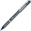 Pentel® Liquid Gel Pens - Blue Ink - Gray Barrel - Dozen