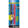 Pilot® Erasable Retractable Gel Pens, Assorted Ink, Assorted Barrel, 3/Pack