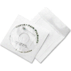 Quality Park® CD/DVD Sleeves, 77203, Moisture/Tear Resistant, 4-7/8" X 5", 100/Pk, White