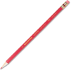 Sanford Verithin Pencil With Eraser, Red Lead, Red Barrel