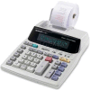 Sharp® 12-Digit Calculator, EL1801V, 2 Color Printing, 7-1/2" X 10-1/4" X 2-1/2", Grey