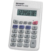 Sharp® 8-Digit Pocket Calculator, EL233SB, 2-1/4" X 3-3/4" X 1/2", Grey/White