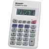 Sharp&#174; 8-Digit Pocket Calculator, EL233SB, 2-1/4&quot; X 3-3/4&quot; X 1/2&quot;, Grey/White