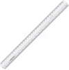Staedtler Engineering Triangular Scale, 98718-34BK, 12"L, White, Polystyrene