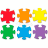 Trend Classic Accents Jigsaw Puzzle, TEPT10906, Assorted Colors, 36 Pieces/Pack