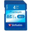 Verbatim® 96171 Premium SDHC Memory Card, UHS-I Class 10, 4 GB, Blue