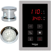 SteamSpa Indulgence INTPKCH Touch Pad Control Kit, Polished Chrome