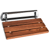 SteamSpa SS-K-CH Wall Mounted Shower Bench, in Polished Chrome