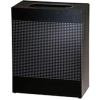 Rubbermaid® Silhouette SR18E Rectangular Open Top Container w/Plastic Liner, 22-1/2 Gal - Black