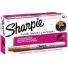 Sharpie® Permanent Marker, Fine, Metallic Gold, Dozen - Pkg Qty 12