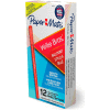 Paper Mate® Write Bros Ballpoint Stick Pen, Medium, Red Ink, Dozen