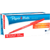 Paper Mate® Ballpoint Stick Pen, Red Ink, Fine, Dozen