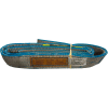 Safeway EE2-902PGEX06 2" x 6' Eye and Eye Polyester "Grizzly Edge" Sling, 2-Ply Gray