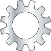 5/8" Lock Washer - Internal Tooth - A 410 Stainless Steel - ASME B18-21-1 - Pkg Of 50