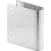 Cover Plate, Round Edge, Stainless Steel, Corner Holes Only - 650-4038-1 - Pkg Qty 6