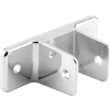 2 Ear Wall Bracket, 1-1/4", Mini, Chrome - 650-6377 - Pkg Qty 4