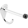Hook & Bumper, 3" Projection, Chrome - 650-6626 - Pkg Qty 6