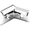 Alcove Clip, Curved, Chrome - 650-6653 - Pkg Qty 6
