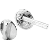 Concealed Latch, W/Straight Bolt, Chrome - 650-7528 - Pkg Qty 4