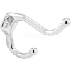 Coat Hook, Two Prong, Stainless Steel - 650-9537