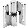 Surface Mount Hinge Set, RH-In/LH-Out, W/Fasteners, Chrome Plated Brass - 656-6575
