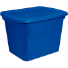 Sterilite 17311C08 Industrial Tote 18 Gallon 23-1/2" L x 18-3/8"W x 16-1/8"H Blue Morpho - Pkg Qty 8