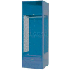 Penco 6WFD22-806 Stadium® Locker With Shelf & Footlocker 24"Wx21"Dx76"H Marine Blue, All Welded