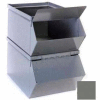 Stackbin® Removable Hopper Front Cover For 5-1/2"W x 12"D x 4-1/2"H Steel Bins, Gray