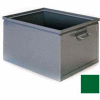 Stackbin® Steel Bin 1-2SX - 7-1/2"W x 13"D x 6"H Stackbox, Green
