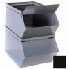 Stackbin® Hinged Hopper Front Cover For 9"W x 18-3/4"D x 7-1/2"H Steel Bins, Black