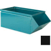 Stackbin® 9"W x 18-3/4"D x 7-1/2"H Steel Hopper Front Container, Black
