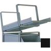 Stackbin® Roller Bearing Stackrack For 18"W x 30"D x 12"H Steel Bins, Black