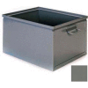 Stackbin® Steel Bin 1-8SX - 10"W x 20"D x 8"H Stackbox, Gray