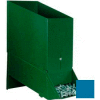 Stackbin® 6-1/2"W x 12"D x 12-1/2"H Steel Assembly Bin With Hopper, Blue