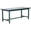 Stackbin 1005 Series Workbench, ESD Square Edge, 60"W x 36"D, Gray
