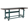 Stackbin 2500 Series Workbench W/ Hardboard Top, 96"W x 30"D, Gray