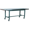 Stackbin 1012 Series Workbench W/ Stainless Steel Top, 96"W x 36"D, Gray