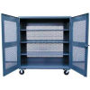 Strong Hold&#174; Heavy Duty Mobile Ventilated Cabinet 45-VB-243-CA - 48 x 24 x 67