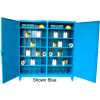 Strong Hold&#174; Independent Lock Cabinet 66-DS-242-8PH-40 - Double Door With Dividers 72 x 24 x 78