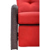 Strathmere Outdoor Reclining Lounge Chair, Crimson Red