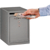 SentrySafe Under Counter Drop Slot Safe UC-039K - 8"W x 10-5/16"D x 12"H, Gray