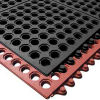 NoTrax&#174; T32 Ultramat&#174; Anti Fatigue Drainage Mat 1/2&quot; Thick 3' x 3' Red
