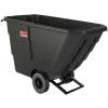 Suncast® Light Duty Plastic Tilt Truck, 1/2 Cu. Yd. Cap, 650 Lbs. Cap, Black