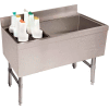 Combo Ice Chest, Coldplate, 21X35, Bottle Storage Rack Left, 35/77 lbs Ice Cap